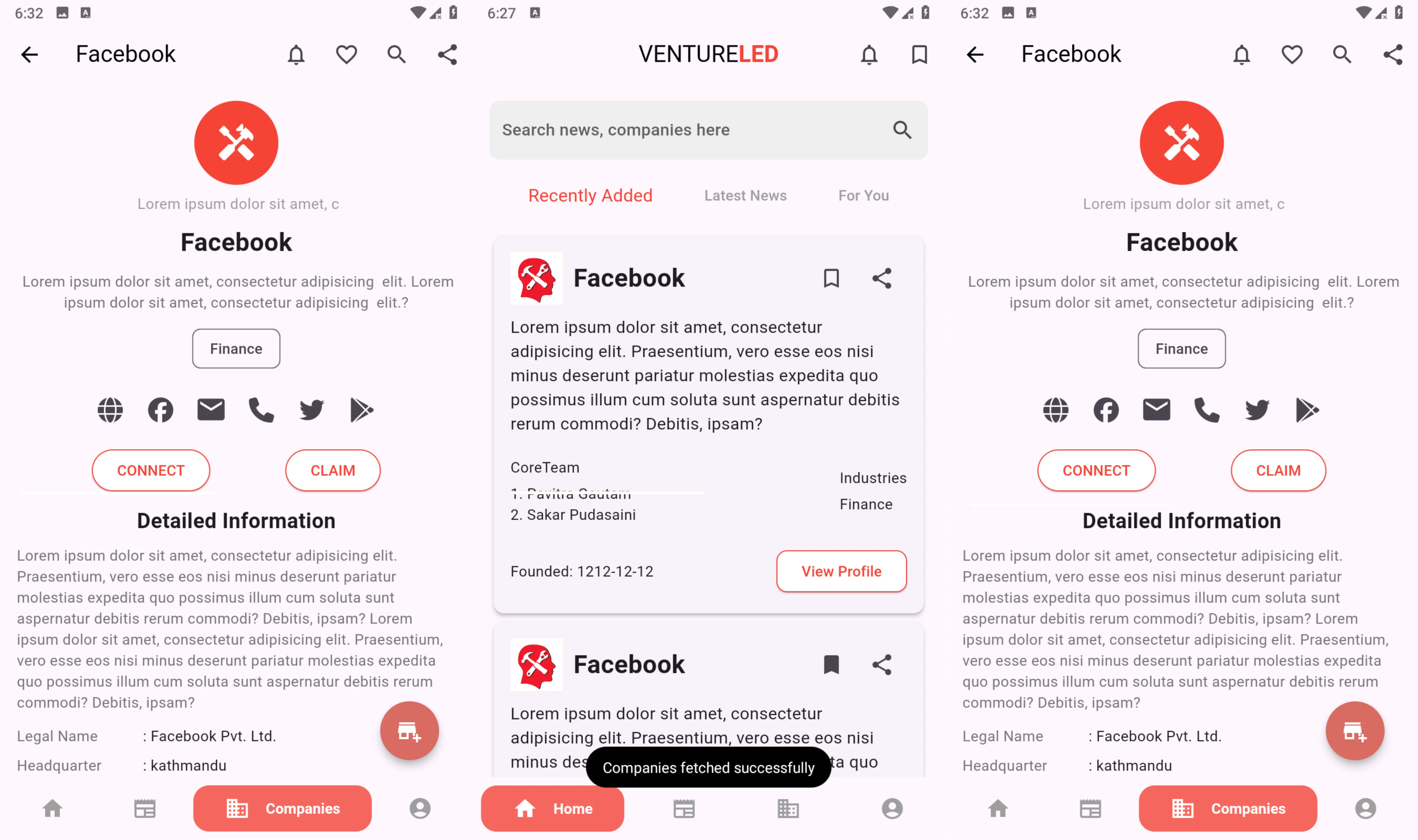 VentureLed - Backend